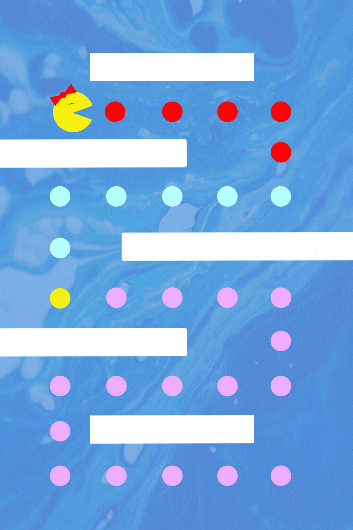 A gif of the average 28-day menstruation cycle.