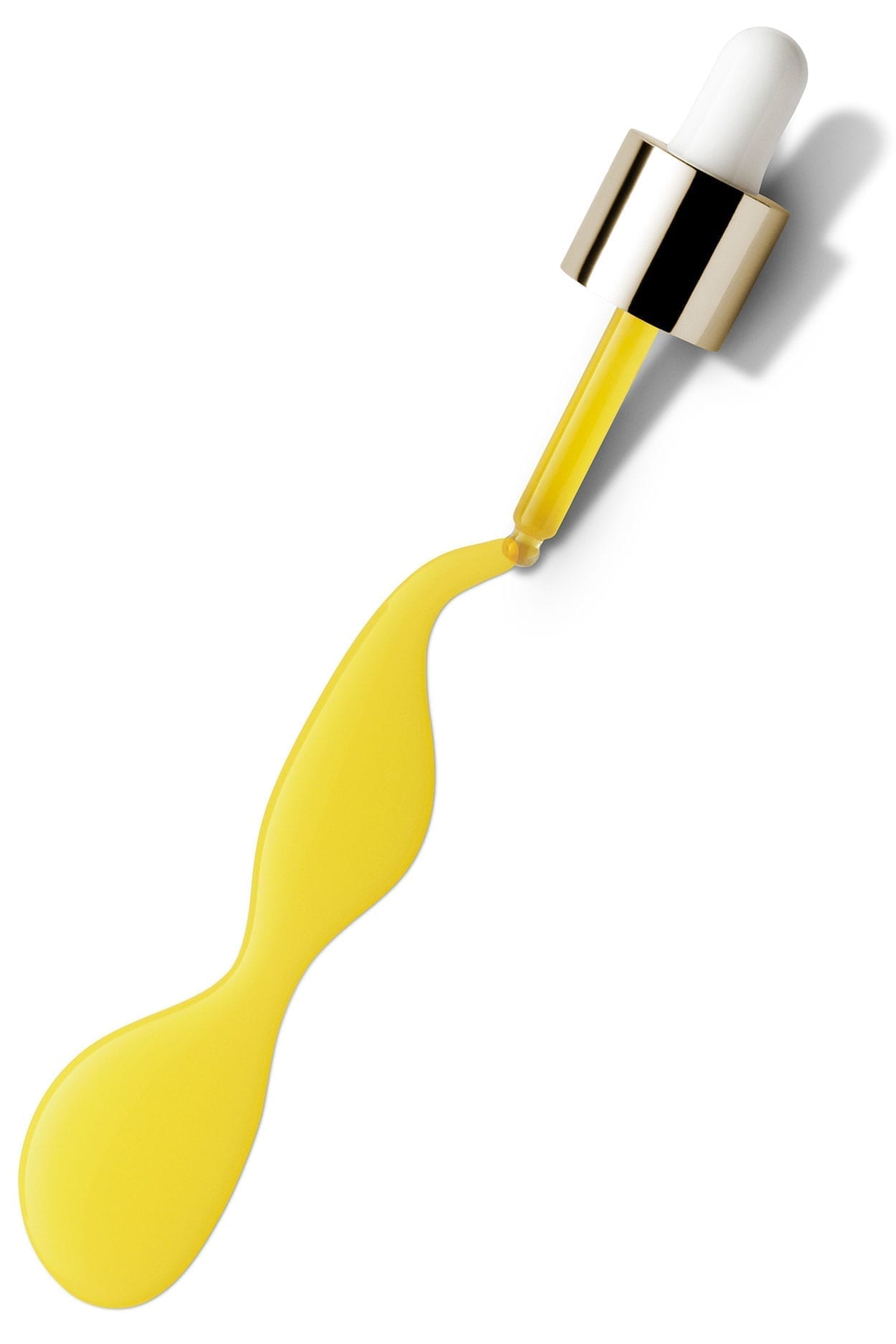 Close up of orange CEO Glow oil and a dropper.