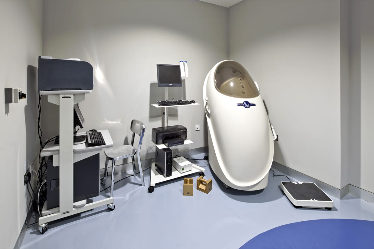 A body fat testing lab.
