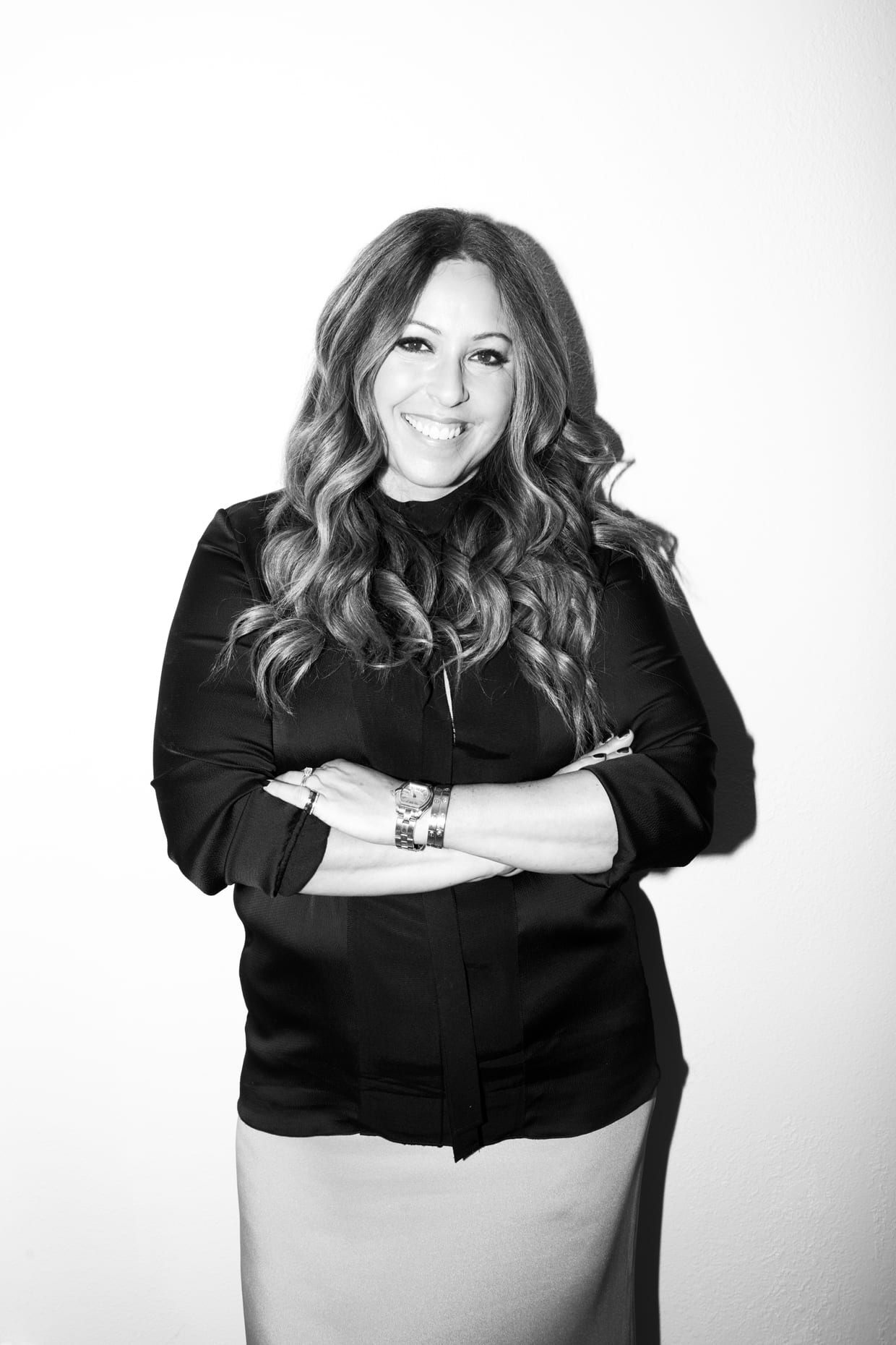 A portrait of Leesa Evans.