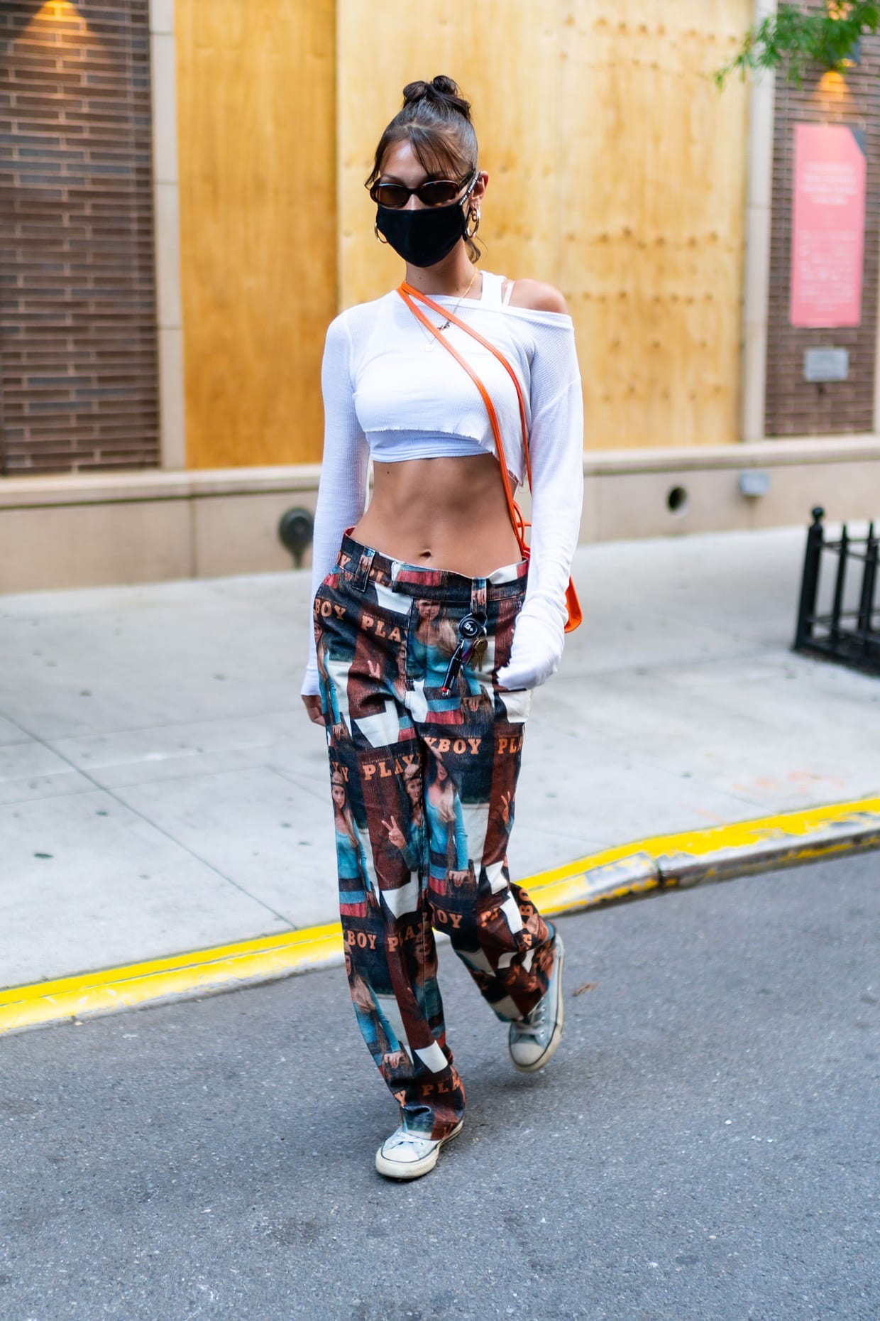 Bella Hadid in New York City, July 2, 2020.